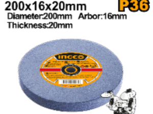 Piedra Amoladora De Banco 200X16X20Mm Grano 36