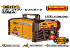 Soldadora Inverter 130Amp Mma Led Igbt Ingco Ing-Mma13028