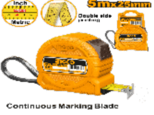 Cinta Metrica 5Mx25Mm Doble Impresa Met/Pulg