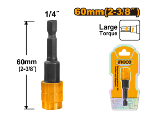 Adaptador Para Atornillador 1/4" Con Desbloqueo