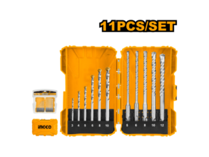 Set 11 Mechas Mamposteria Comun Y Sds Plus