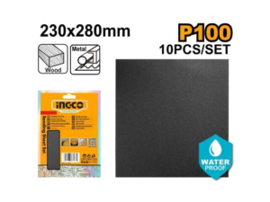 Set Lija Al Agua Grano 100 X 10U Ingco