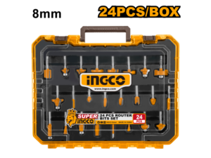 Set X 24 Fresas 8Mm P Router Fresadora