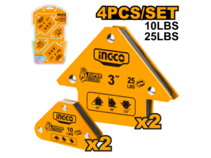 Set X 4 Escuadra Magnetica