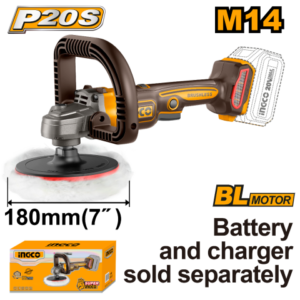 Lustra Pulidora A Bateria 7" 20V P20S Brushless S/Bat
