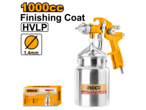 Pistola Pintar P Compresor Tacho Abajo Hvlp Finish Coat 1.4 Mm