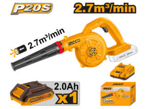 Sopladora A Bateria 20V Bateria P20S 2.7M3/Min C Bat Y Carg