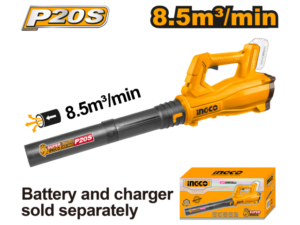 Sopladora 20V P20S 8.5 M3/Min Sin Bat Sin Carg Ingco Cabli20323