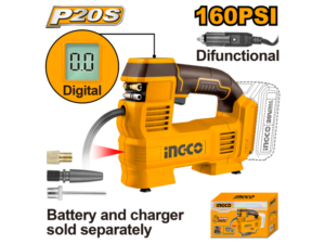 Compresor De Aire A Bateria 160Psi 11Bar 20V P20S S/Bat