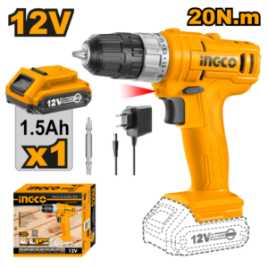 Atornillador 12 Volt 20Nm Bat X 1.5Ah