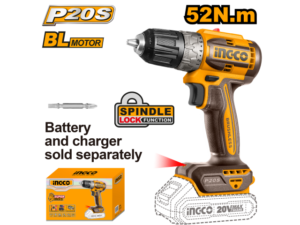 ATORNILLADOR A BATERIA 20V BATERIA 52NM P20S BRUSLESS MOTOR SIN CARG SIN BAT
