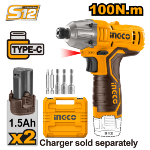 Atornillador De Impacto 12V S12 1/4" C/2 Bat