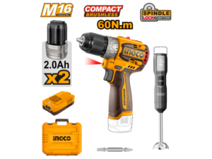 Combo Atornillador 16V Bateria + Mixer + Valija Bat Y Cargador