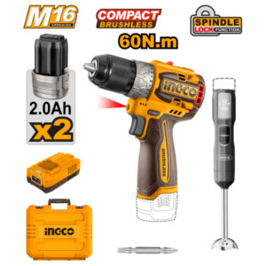 Combo Atornillador 16V Bateria + Mixer + Valija Bat Y Cargador