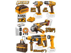 Combo 5 Herramientas A Bateria  20V+Valija Con 2 Bat Y Carg Ckli2019