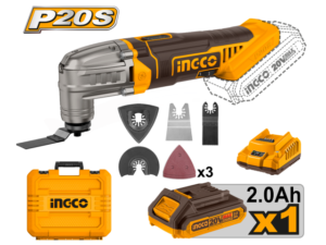 Herramientas Multifunción 20V P20S C Bat Carg Valija Y Accesorios Ingco Cmli20228
