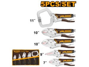 Set X 5 Pinzas Surtidas Herramientas Manuales