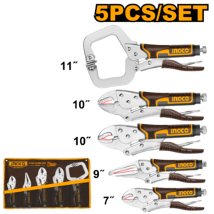 Set X 5 Pinzas Surtidas Herramientas Manuales