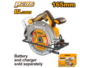 Sierra Circular A Bateria 20V Bateria P20S 165Mm Brushless Motor Sin Carg Sin Bat