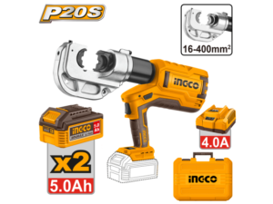 Crimpeadora Hidraulica A Bateria 20V P20S C/2Bat, Cargador Y Valija