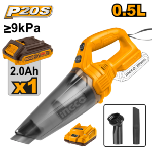 Aspiradora Auto 20V P20S C Bateria Cargador Ingco Cvli20126