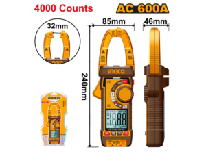 Pinza Amperimetrica Ac-600A Ingco