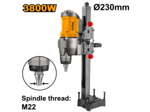 Taladro Vertical Con Mecha Diamantada 3800W Para Perforacion En Humedo