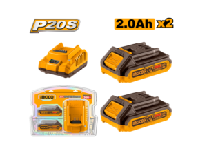 Set X2 Bateria 20V 2Amp + 1 Cargador   *Precio Neto*