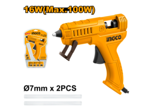 Pistola Silicona Caliente 16W 100W Max 7Mm Ingco Gg708
