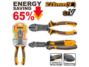 Pinza Alicate De Acción Compuesta 228Mm 9" Cr-V