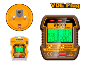 Tester De Enchufe Toma Corriente Vde Plug Lcd Display