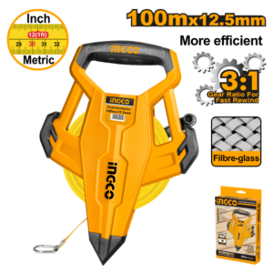 Cinta Agrimensor 100Mt X 12.5Mm