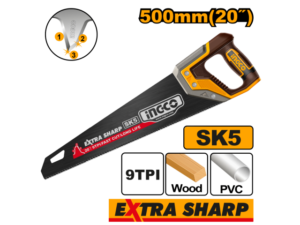 Serrucho 20" (500Mm) 9Tpi Acero Sk5