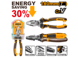 Pinza Combinada Universal Cr-V 180Mm 7"