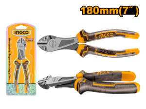 Alicate Corte Diagonal 7" (180Mm) Acero Carbono N55 Ingco Hhdcp08188