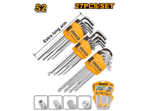 Set X 27 Llave Allen Y Trox Extra Larga