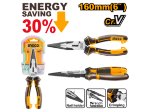 Pinza Punta Fina 6" Energy Saving 30% Cr-V