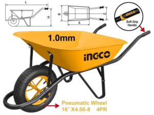Carretilla130Kg Rueda Neumática