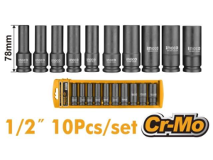 Juego De 10 Dados De Impacto Profundo De 1/2"