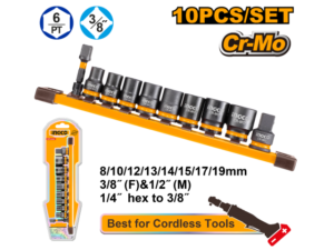 Set X 10 Dados De Impacto 3/8"