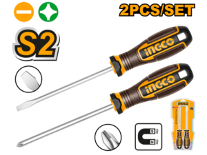 Set X 2 Destornillador Paleta/Phillips S2 Imantado