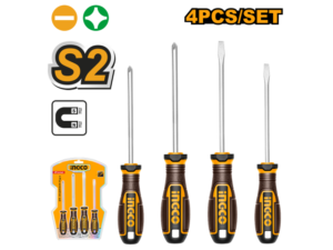 Set X 4 Destornilladores S 2 Paleta/ Phillips Imantado