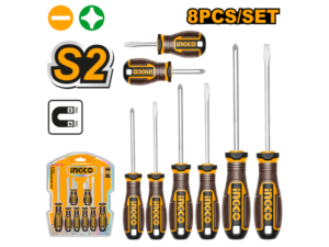 Set X 8 Destornilladores S2 Phillips Y Paleta
