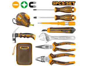 Set X 9 Herramientas Manuales C Estuche