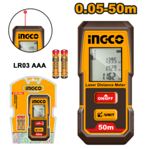 Medidor De Distancia Láser 50M Ingco Hldd0508