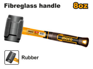Martillo De Goma Negro 220Gr