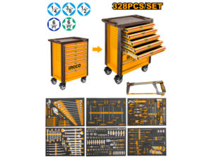 Gabinete Carro De Taller 7 Gabinetes C/ 328 Herramientas