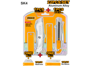 Set X 22 Pcs 2 Trinchetas Aluminio Y Hojas