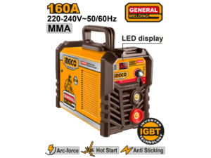 Soldadora Inverter 160Amp Mma Led Igbt Ingco Ing-Mma16028