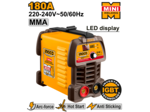 Soldadora Inverter Mini Mma 180 Amp Display Led Ingco